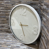 CB2 Mello Wall Clock ACCESSORIES White 24d