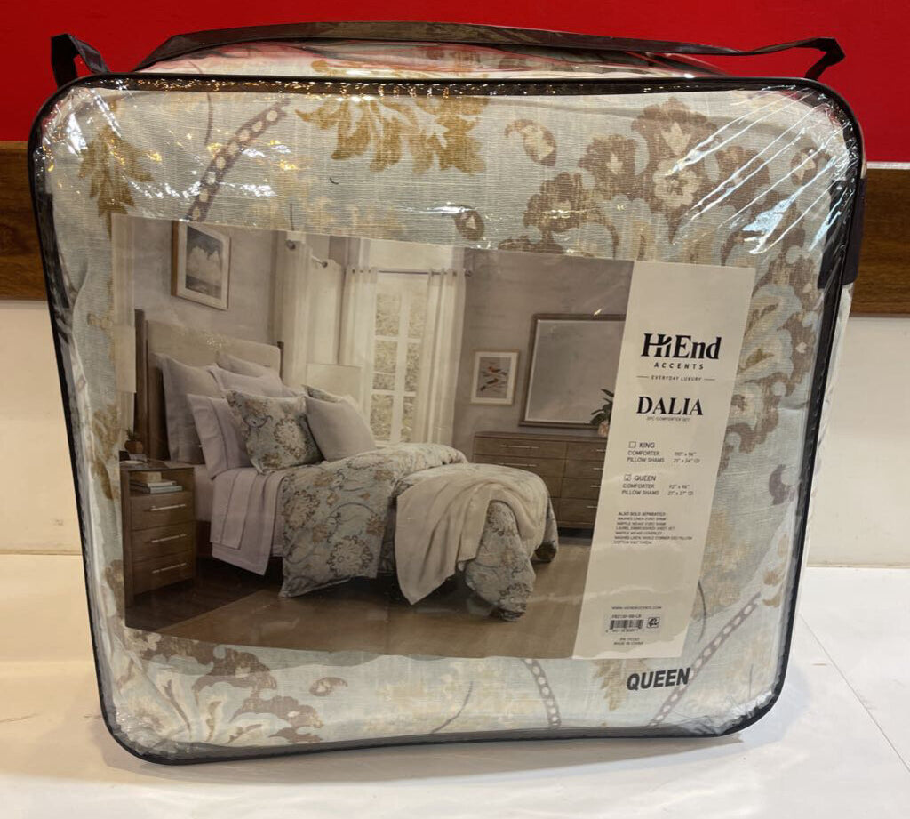 Dalia Queen Comforter & Sham Set ACCESSORIES 92Wx96H
