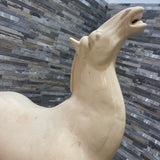 Artissance Terracotta Tang Style Decorative Horse ACCESSORIES Off White 20Wx8Dx28H