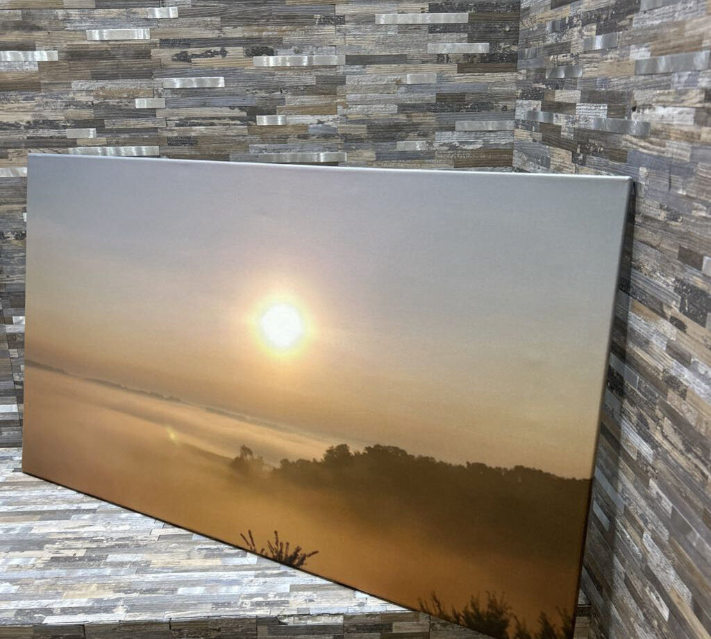 Sunset Print On Canvas ART WORK 36x21
