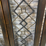 3pc Chinese Diamond Pattern Window Panels FURNITURE 14x72