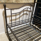 Metal Twin Daybed w/ Trundle BEDS 41w77d42h