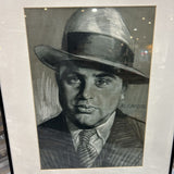 Al Capone Framed Sketch ART WORK 16x20