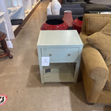 Celine 1-Drawer NIGHTSTAND Sage/Gold 21w17d27h