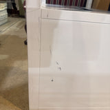 Lark 2-Drawer NIGHTSTAND White/Gold 28w17d26h