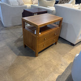 Celine 2-Drawer NIGHTSTAND Honey/Gold 28w17d27h