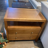 Celine 2-Drawer NIGHTSTAND Honey/Gold 28w17d27h