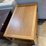Celine 2-Drawer NIGHTSTAND Honey/Gold 28w17d27h