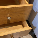 Celine 2-Drawer NIGHTSTAND Honey/Gold 28w17d27h