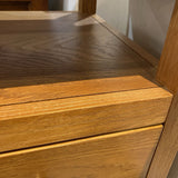 Celine 2-Drawer NIGHTSTAND Honey/Gold 28w17d27h