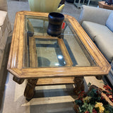 Marge Carson Tiered Neoclassical Style COFFEE/COCKTAIL TABLE 60w40d22h
