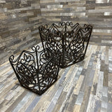 2pc Set Scrollwork Plant Holders ACCESSORIES 6.5w6.5d6h