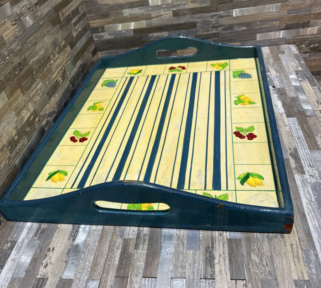Wooden Farmers Market Tray ACCESSORIES 18w14d2.5h