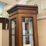 Traditional Demi-Lune Accent CABINET 24w24d72h