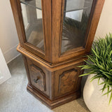 Traditional Demi-Lune Accent CABINET 24w24d72h