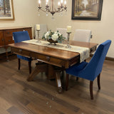 Antique Victorian Eastlake Style w/ Two 18" Leaves & Two 12" Leaves DINING TABLE 48w48d28h