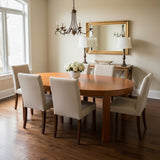 Calligaris Atelier Oval w/ 22" Leaf DINING TABLE 67w39d29h