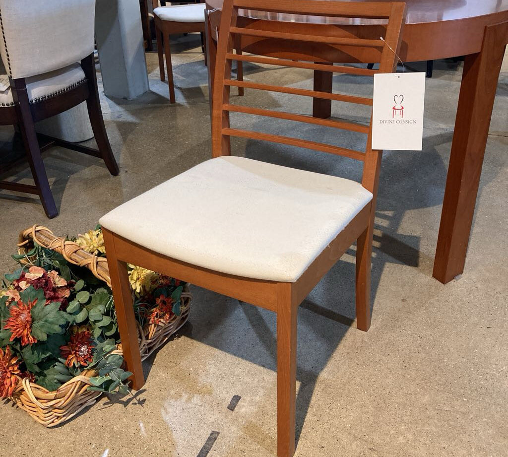 Calligaris Atelier Ladderback DINING CHAIRS 17w17d32h
