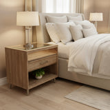 ASPENHOME Maddox Biscotti 1-Drawer NIGHTSTAND 27w18d26h
