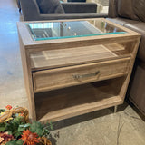ASPENHOME Maddox Biscotti 1-Drawer NIGHTSTAND 27w18d26h