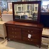 Ethan Allen British Classics Dawson 9-Drawer w/ Mirror DRESSERS/CHESTS 63w19d71h