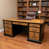 Martin Furniture Toulouse Executive Desk DESKS 68w30d30h