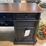 Roanoke Black L-Shape Desk DESKS 76w69.5d31h