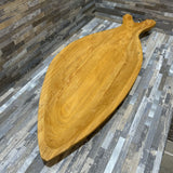 Carved Wood Fish Style Wall Hanging ACCESSORIES 28w10d2h