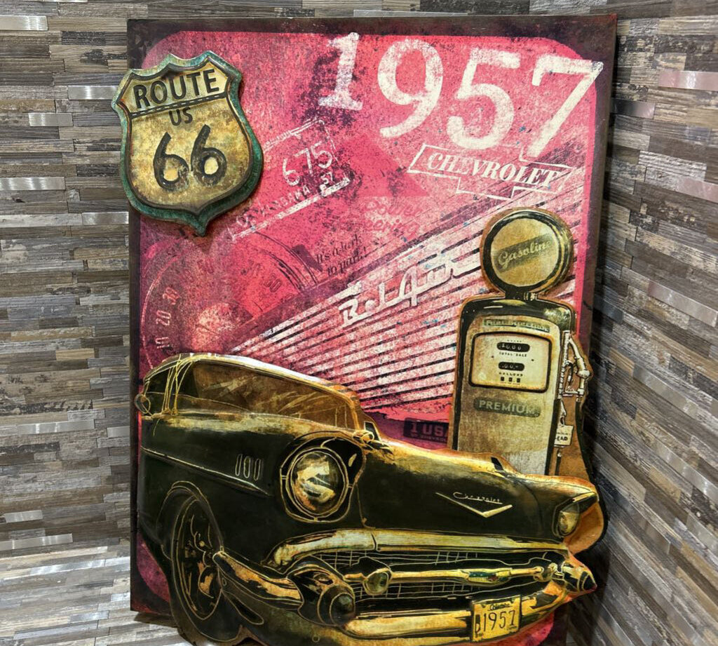 Route 66 Metal Wall Art ART WORK 21x29