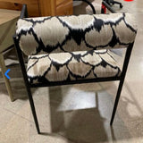 Arteriors Home Barbana Chair Ocelot Embroidery CHAIR 21.5w22.5d27h