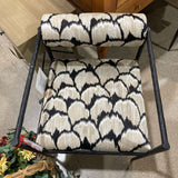 Arteriors Home Barbana Chair Ocelot Embroidery CHAIR 21.5w22.5d27h