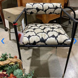 Arteriors Home Barbana Chair Ocelot Embroidery CHAIR 21.5w22.5d27h