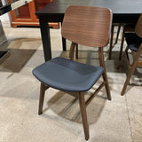 Hoft Home Anders DINING CHAIRS Black/Walnut 18.5w23d32h