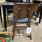 Hoft Home Anders DINING CHAIRS Black/Walnut 18.5w23d32h