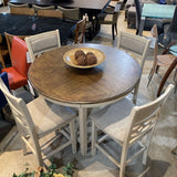 Mitchell 5-Piece Dining Set FURNITURE Bisque 42d36h