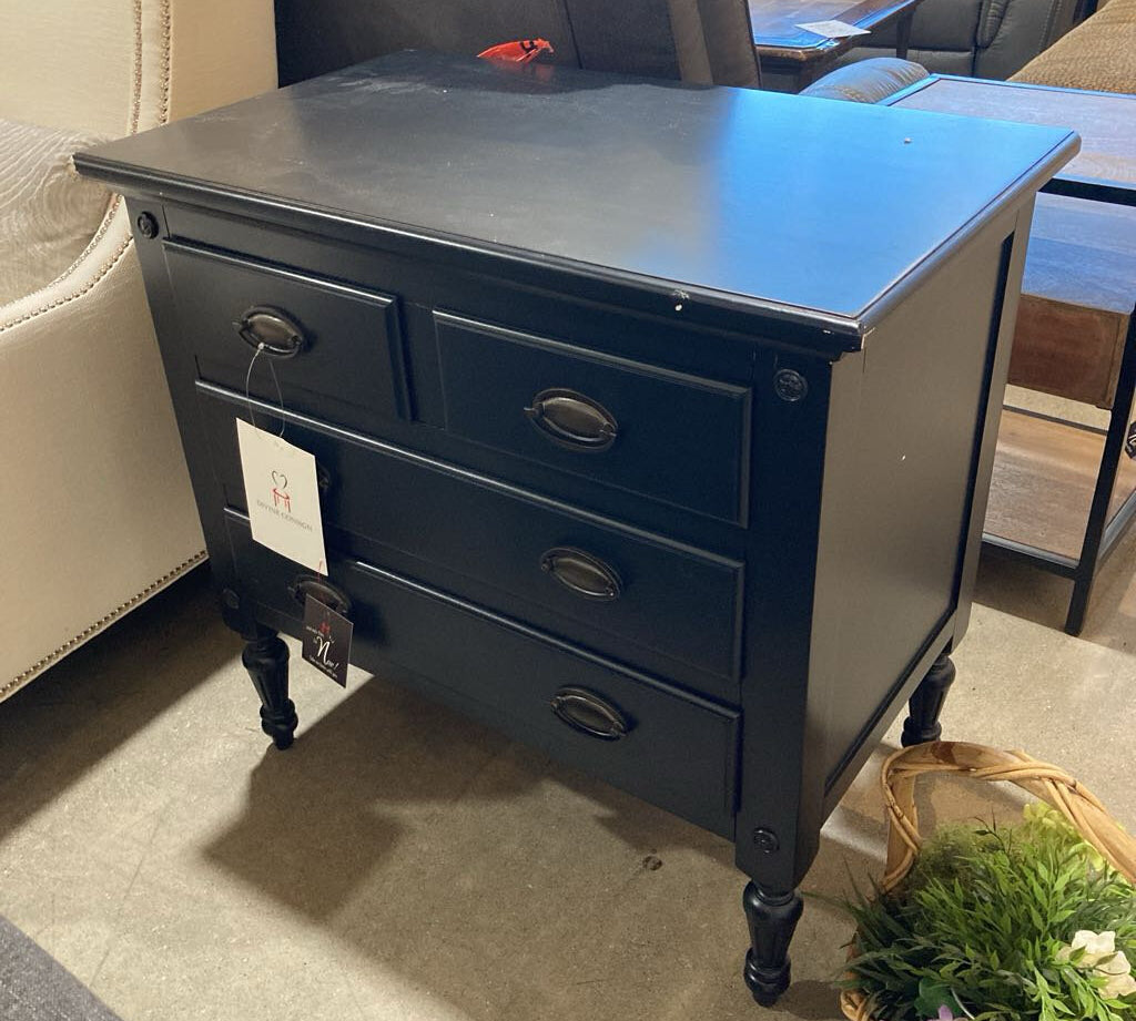 Easterbrook Accent Chest DRESSERS/CHESTS Black 21.5w19d30h