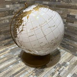 Decorative Globe ACCESSORIES Gold/White 12.5d