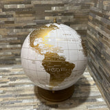 Decorative Globe ACCESSORIES Gold/White 12.5d