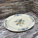 Asta Floral Oval Platter ACCESSORIES 16.5w12d1.5h