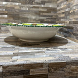 Italian Ceramic Motif Bowl ACCESSORIES 13.5d3h