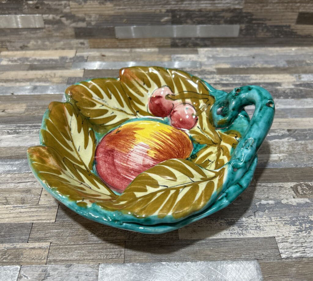 Majolica Style Ceramic Bowl ACCESSORIES 6d2h