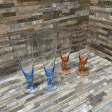 4pc Set Of Multi-Color Champagne Flutes ACCESSORIES 3d9h