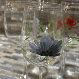 4pc Set Of Hand Painted Wine Glasses ACCESSORIES 3d10h