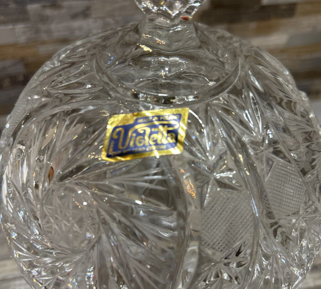 Violetta Crystal Candy Dish GIFT 6d10h