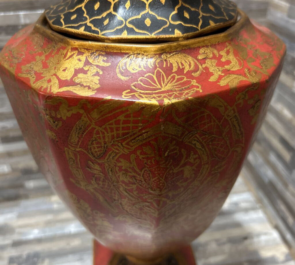 Bohemian Urn Vase w/ Lid ACCESSORIES 8d19h