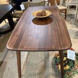 Casterly Vincent DINING TABLE Walnut 71w36d30h