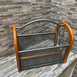 Wood & Metal Magazine Rack ACCESSORIES 17w11d16h