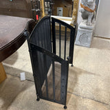 Three Panel Fireplace Screen FLOOR LAMP Black 75w13d33h