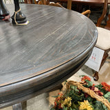 One Kings Lane Round Solid Wood Pedestal DINING TABLE 48d30h