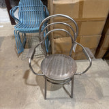 Tivoli Armrest Chair OUTDOOR Gunmetal 24w16d35h